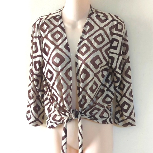 Chico's Travelers Collection Diamond Ginger Jacket S - Picture 5 of 15
